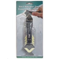 ORIX ORX PW137 矽利康抹刀 矽利康刮刀邊刀三合一工具 台灣製 #就是五金 黏貼修補, 1個, pw137 矽利康抹刀 (整組)