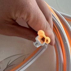 塑鋼窗密封條 斷橋鋁窗戶密封膠條 門窗卡槽密封條 防漏風防風條 擋風防寒密封條, 1個, 升級三氣囊 斷橋鋁窗專用 橙色,12米