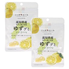 Nippon Yell 고치현산 유자 구미, 40g, 2개