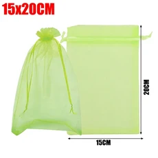 그물망 울타리 촘촘한 새 동물 메쉬 나일론 보호망 휀스 안전망 과일 보호 졸라 매는 끈 가방 재사용 가능, 05 10PCS, 03 15x20cm