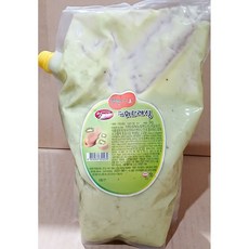 맛깔지기 키위드레싱 냉장 파우치 2kg 소스 드레싱 샐러드 키위, 단품, 1개
