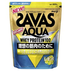meiji 明治 SAVAS Aqua Whey Protein 100全分離乳清蛋白粉 檸檬口味, 1包, 800g