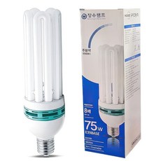 교체 장수 삼파장전구 EL 램프 벌브 다마 조명 백열등 75W 주광E39 79000EA 1EA, 본상품
