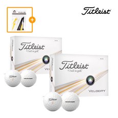 타이틀리스트 2024 벨로시티 골프볼 2피스, 그린, 12개입, 2개