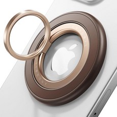 Andobil [2026 3rd Gen] Magnetic Phone Grip for MagSafe [Sability Max] Stronger Two-Sided Magnet Ce, 브라운