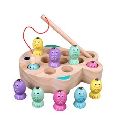 붐키즈 원목낚시놀이, 낚시대 1개 추가 총 2개, 1개