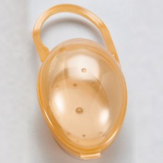DFMEI 嬰兒安撫奶嘴0一3個月超軟硅膠寶寶安睡型新生兒仿母乳防脹氣神器, 1個, 如圖, 單個盒