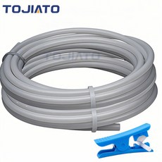 호환 1/2/4M 3D 프린터 PTFE 튜브 보우덴 압출기 J 헤드 V5/V6엔드 1.75mm 필라멘트 ID2mm OD4mm Ender3 Ba, 07 4M Grey 2.5x4mm