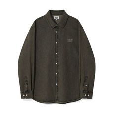 와키윌리 WACKY WILLY 데님 긴팔셔츠 브라운 174500