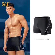 DFMEI 361男士泳褲防尷尬男生泳衣套裝平角游泳褲透氣大碼寬鬆三分