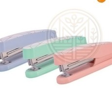 델리 마카롱 파스텔 대용량 33호침 스테이플러 제본용, 퍼플, 1개