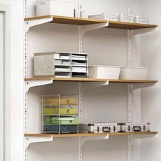 온지니엘 찬넬선반 목재용 35피치 시스템선반, 받침대) 흑색/400/우