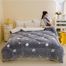 몽네스트 캐시미어 감성 겨울 이불, B 스타스카이
