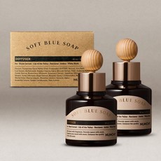 멈칫 바이오톡스 차량용 디퓨저 80ml 2개입, 디퓨저 블루밍 부케, 1개