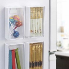 디어 마그넷 케이스 TALL 티백보관, 화이트