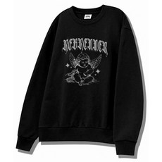 리브레너 DTG 베이비엔젤 스탠다드 스웻셔츠 블랙