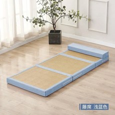 매트리스 공장 통기성 및 내마모성 접이식 지팡이 스폰지 수면 양면 사계절 싱글 기숙사, 90x200x5cm, 34) 90x200x5cm  Blue