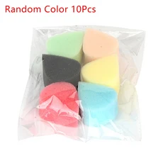 10/50PCS 페이스 페인트 스펀지 꽃잎 폼 공예 세트 드로잉 바디, 01 10PCS Random Color, 1개, 1개