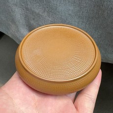 龍泉青瓷 草木灰釉 手工杯墊 附落款 直徑約10cm, 商品主圖, 1個