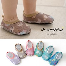 [꿈과별]동물친구 매쉬덧신 아기신발 유아양말 여름 보행기신발