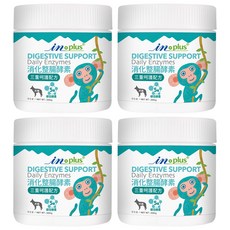 in plus 消化整腸酵素 三重呵護配方, 280g, 消化整腸酵素-三重呵護配方, 4個