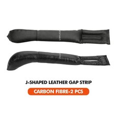 자동차 시트 갭 필러 사이드 심 플러그 누출 방지 스트립, 1개, 6. carbon-2PCS