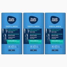 바디네이처 왁스스트립 맨 16매 x3개, 3개