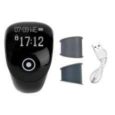 SXH5136 디지털 타스비 기도 카운터 신제품 LED 디스플레이 시간 다기능 진동 알림 충전식 지크르 디크르, 07 Black