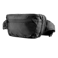 MiOYOOW 스포츠 패니 팩 지퍼 포켓 전술 허리 가방 조절 가능한 하이킹 팩 야외 여행 사이클링용 올리브 그린. 클래식 256553 8761339862, 블랙