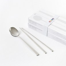 탁가온 프리미엄 스테인리스 어린이 수저세트 4벌(숟가락+젓가락), Types:무광, 무광, 1세트
