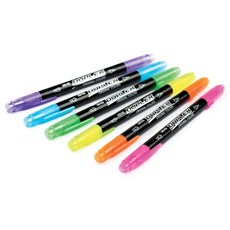 자바 듀플렉스 트윈 오리지널 형광펜, 주황, 1개