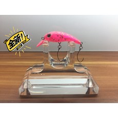 亞克力水晶假餌展示架 擬餌擺放架 魚餌透明陳列架 路亞餌展示架 尺寸8X4X5