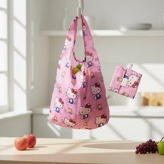 바쿠백 에코백 미니 장바구니 나일론백 헬로키티
