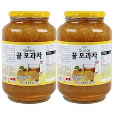 자연톡 고흥 꿀 모과차 모과청 과일 차 청, 1개, 2개입, 2kg