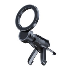 N52 磁吸 出風口 手機支架 MagSafe 車用支架 車載 導航 磁吸支架, 1個, 黑