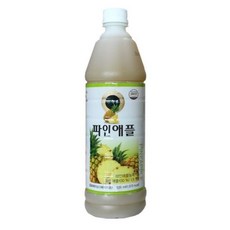 청솔 파인애플 음료, 2개, 835ml