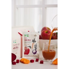 첨가제없이사과 당근 비트만으로맛있게만든진심이찬건강한ABC쥬스100ML 해독주스 변비 선물 어버이날 어린이날 추석 명절 설선물 장수바른식품 abc주스, 30개, 100ml