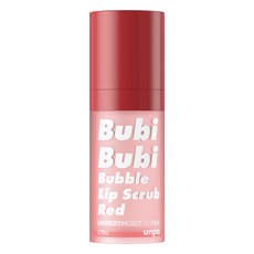 언파 부비부비 버블 립 스크럽 레드 비치스트로베리 PHA 함유, 레드/스트로베리, 10ml, 1개