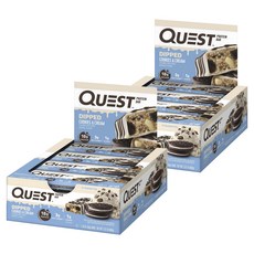 Quest Nutrition 蛋白質棒深層餅乾和奶油, 24入