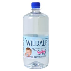 와일드 알프 베이비 워터 1L X 6개, 와일드알프 베이비워터 1000ml