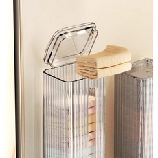 코무무 무타공 속옷정리함 속옷 디스펜서 서랍형 수납함 정리함, 1개, 투명