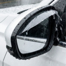 투명 사이드미러 레인 눈 빗물 가리개, 1세트, 전차종