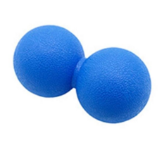 스트레칭볼 땅콩볼 땅콩 마사지볼 스트레칭 셀프마사지 라크로스 볼 블루, 1개