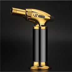 AnTai AT-600 高溫噴火槍 1300度 料理噴燈 修繕焊接 露營用火源 防風點火槍, 1個, 酷炫黑【出貨前會填充瓦斯】