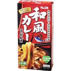 S&B 우동용 일본식 카레 미디엄 매운맛 110g, 1개