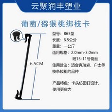 고추끈 고리 밭농사 원예용집게 지지대 고추대 원예 고정, 검정색 B65형 사각 압정 6.5cm 1kg