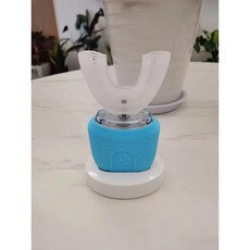 전동칫솔 U형 미백 자동양치 일반형 고주파 초음파 화이트, G. 업그레이드된 베이스 충전 블루