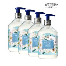 부케가르니 딥 퍼퓸 트리트먼트 베이비파우더향, 4개, 500ml