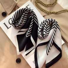 봄별 1+1 스트라이프 사각 스카프