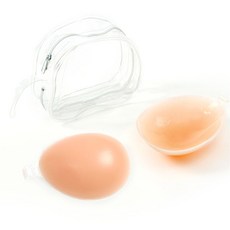 생활의 미쁨 자연스러운 볼륨감 뷰티 실리콘 누드브라 C컵 전용 케이스 세트 래쉬가드이너